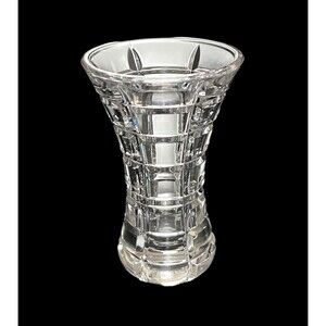 Vintage Mikasa Austria Prisma 3.25” Bud Vase Windowpane Mini Vase